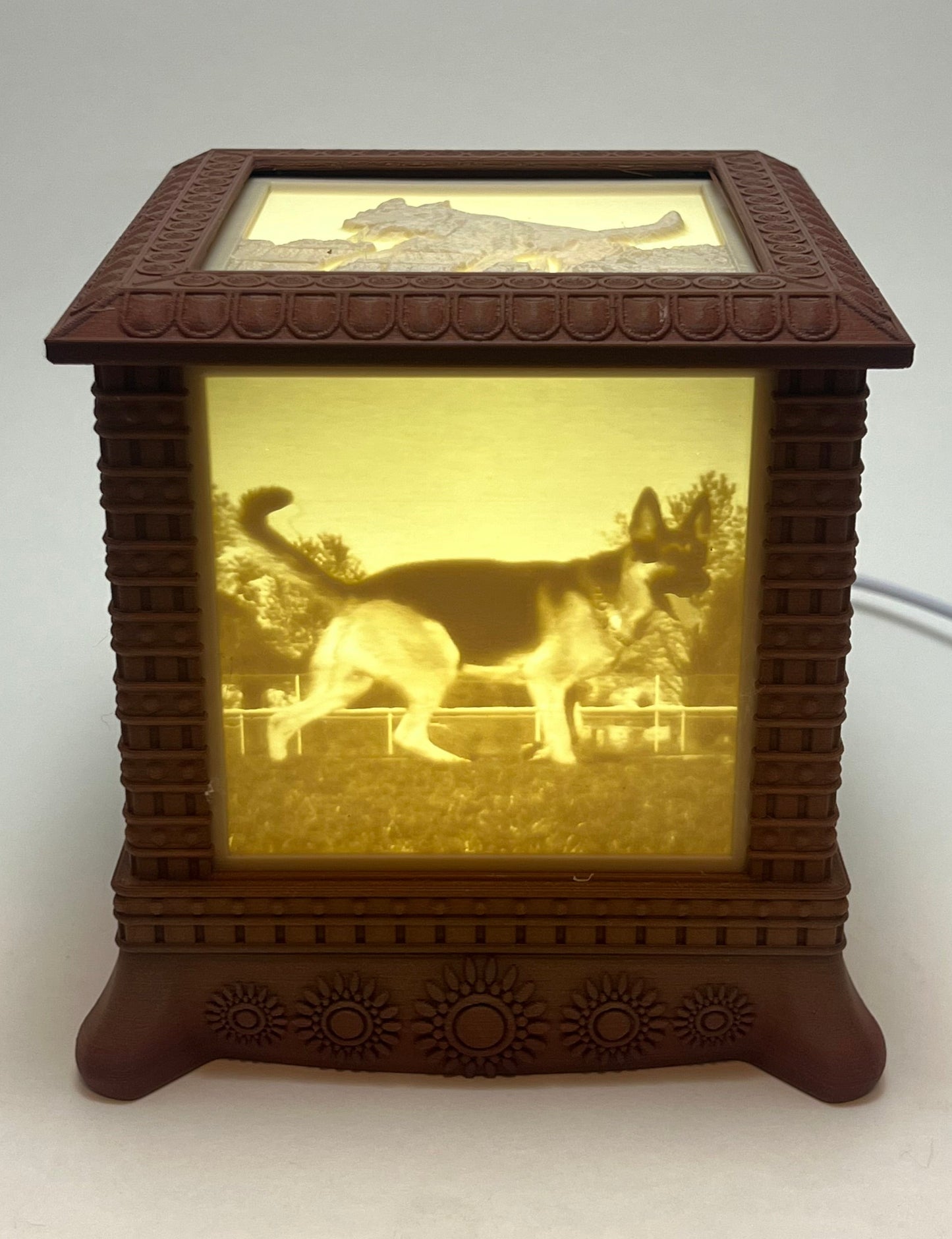 Gothic Style Lithophane Photo Box