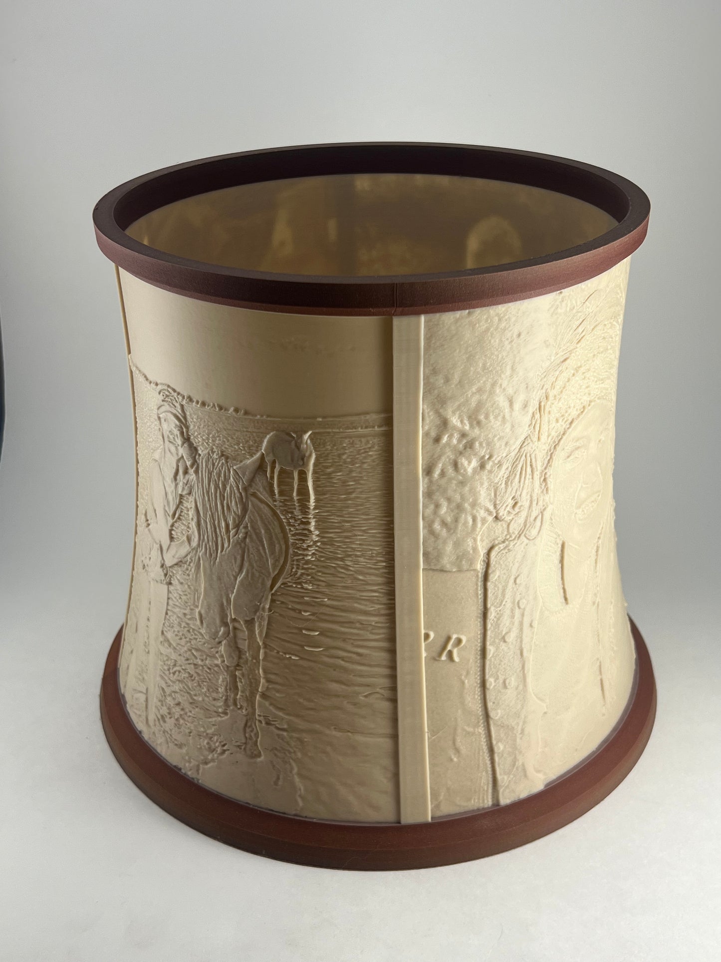 Custom Lithophane Lamp Shade